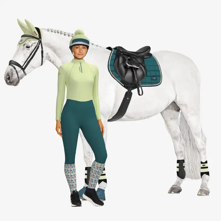 LeMieux ルミュー Team Semper 羊毛ドレッサージュ 腹帯 60 乗馬 馬術 LeMieux Vogue Halter & Lead SS26 - Sprucewood Tack